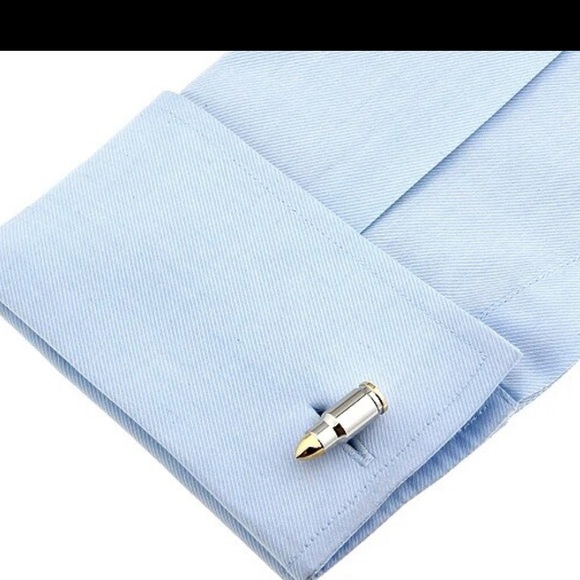 $7 BULLET CUFFLINKS. NEW. $7 IF BUNDLED - Picture 5 of 7